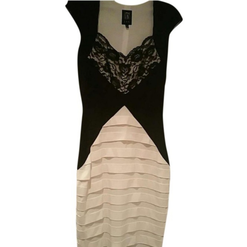 Black and White Night Out Dress